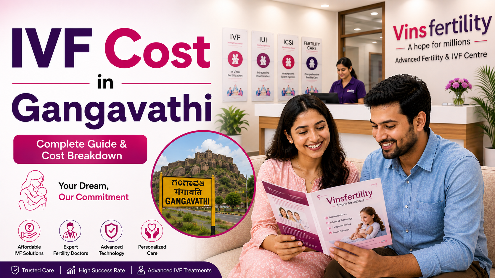 IVF Cost in Gangavathi 2026: Price, Packages and Centres
